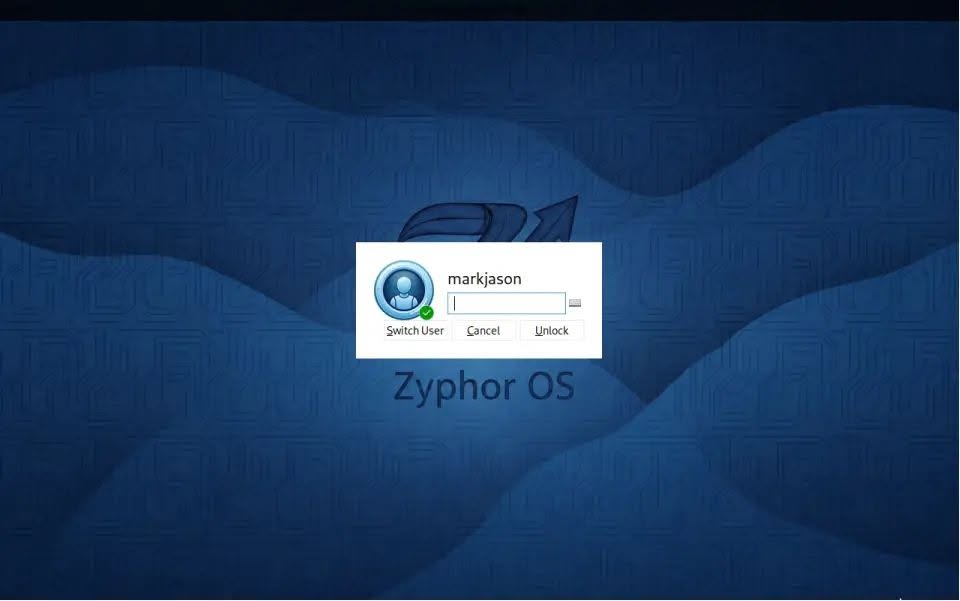 Zyphor OS screenshot 1
