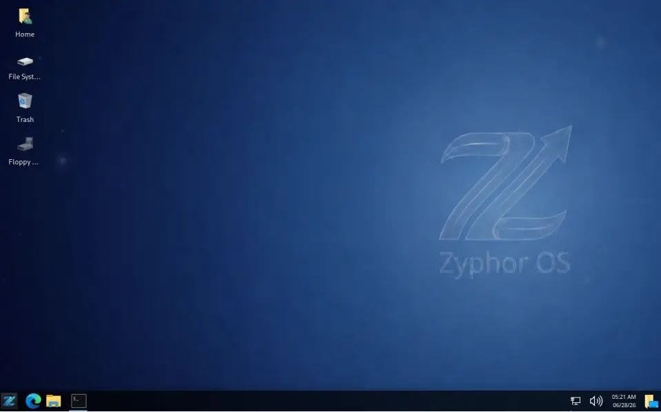 Zyphor OS screenshot 2