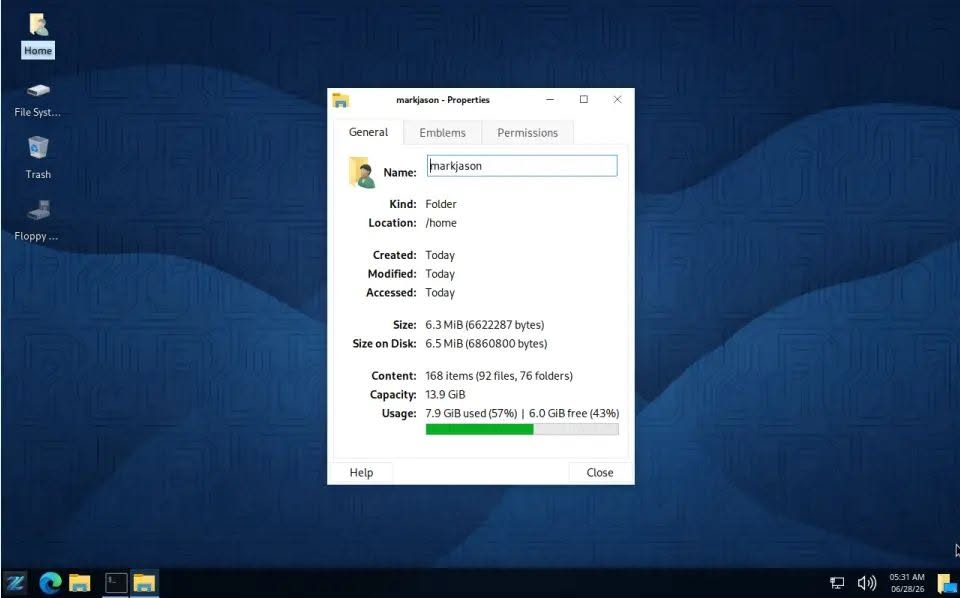 Zyphor OS screenshot 5