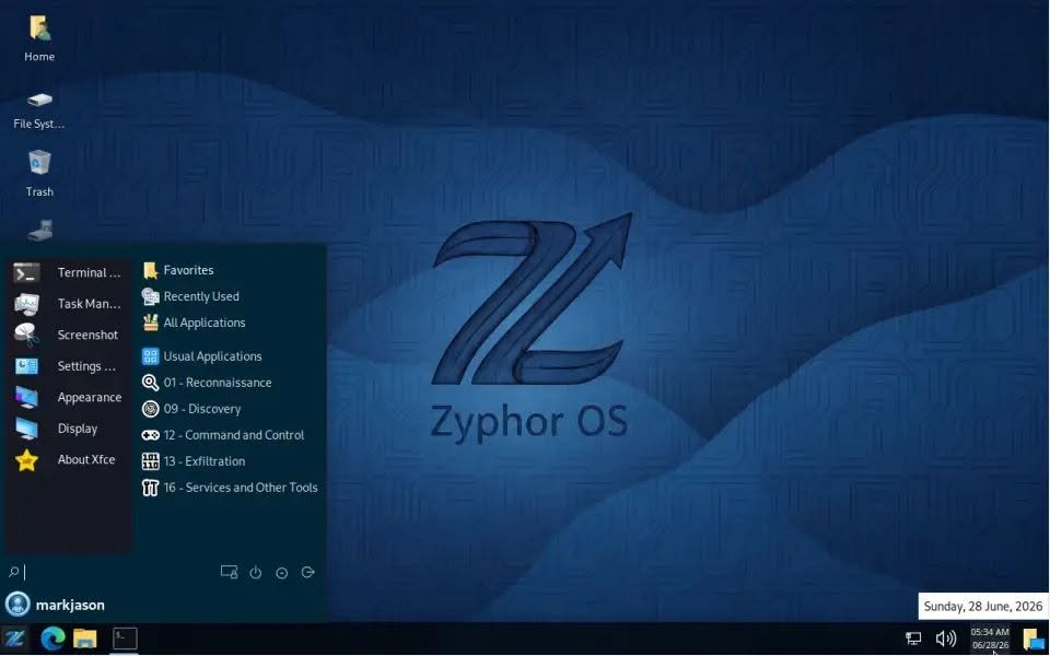 Zyphor OS screenshot 6