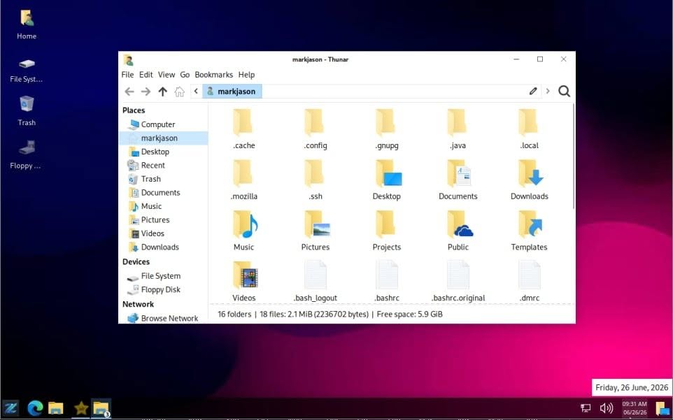 Zyphor OS screenshot 9